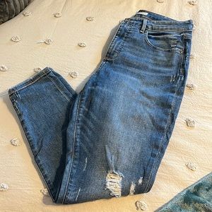 Loft Curvy High Waist Skinny Jeans